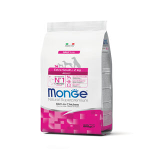 MONGE EXTRA SMALL ADULT RICCO DI POLLO 800 GR