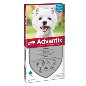 ADVANTIX 1.0 ML 4 PIPETTE 4-10 KG