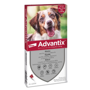ADVANTIX 2.5 ML 4 PIPETTE 10-25 KG