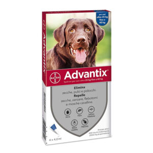 ADVANTIX 4.0 ML 4 PIPETTE 25-40 KG