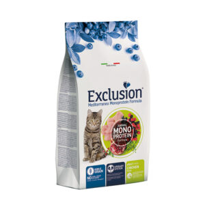 EXCLUSION MEDITERRANEO GATTO ADULT MONOPROTEICO POLLO 1.5 KG
