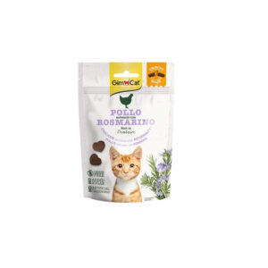 GIMCAT CRUNCHY SNACKS POLLO CON ROSMARINO 50 GR
