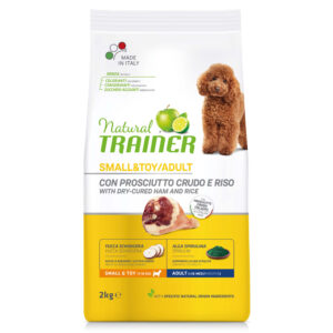 NATURAL TRAINER CANE ADULT SMALL & TOY PROSCIUTTO 2 KG