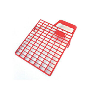 RETINA IN PLASTICA ROSSA 25 CM