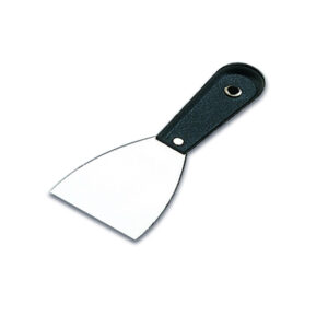 SPATOLA INOX MANICO IN PLASTICA 12 CM