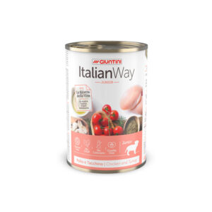 ITALIAN WAY UMIDO CANE JUNIOR MEDIUM POLLO 400 GR
