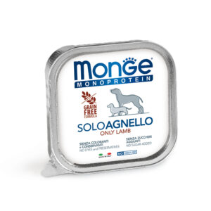 MONGE UMIDO CANE MONOPROTEICO SOLO AGNELLO 150 GR