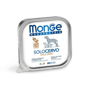 MONGE UMIDO CANE MONOPROTEICO SOLO CERVO 150 GR