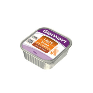 GEMON UMIDO CANE PATÉ CON TACCHINO LIGHT 150 GR