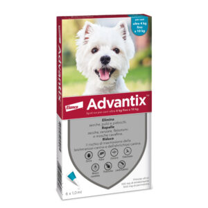 ADVANTIX 1.0 ML 6 PIPETTE 4-10 KG