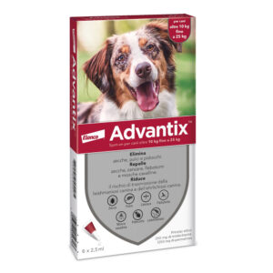 ADVANTIX 2.5 ML 6 PIPETTE 10-25 KG