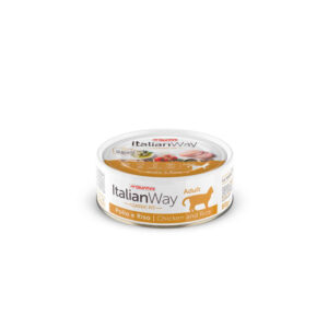 ITALIAN WAY UMIDO GATTO ADULT POLLO E RISO 80 GR