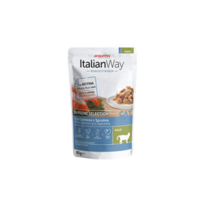 ITALIAN WAY UMIDO GATTO SALMONE CON SPIRULINA 85 GR