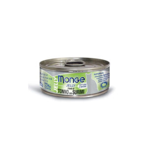 MONGE UMIDO GATTO JELLY FILETTI DI TONNO CON SURIMI 80 GR