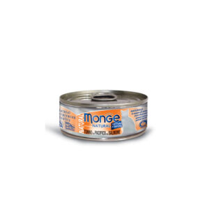 MONGE UMIDO GATTO NATURAL TONNO DEL PACIFICO CON SALMONE 80 GR
