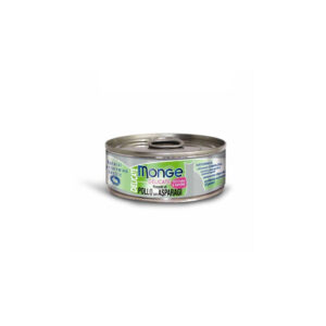 MONGE UMIDO GATTO DELICATE PEZZETTI POLLO CON ASPARAGI 80 GR
