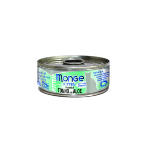 MONGE UMIDO GATTO KITTEN PEZZETTI TONNO CON ALOE 80 GR