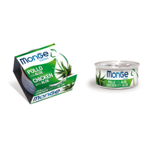 MONGE UMIDO GATTO FRUITS KITTEN POLLO CON ALOE 80 GR