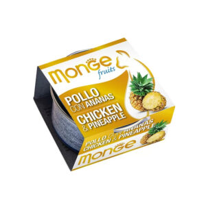MONGE UMIDO GATTO FRUITS POLLO CON ANANAS 80 GR
