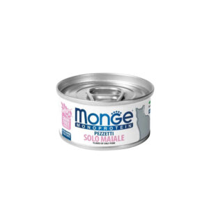 MONGE UMIDO GATTO PEZZETTI MONOPROTEICO SOLO MAIALE 80 GR