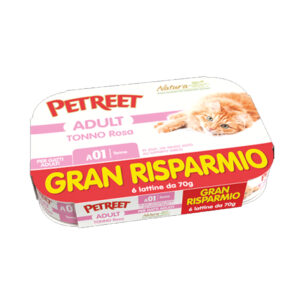 PETREET MULTIPACK TONNO 6 X 70 GR