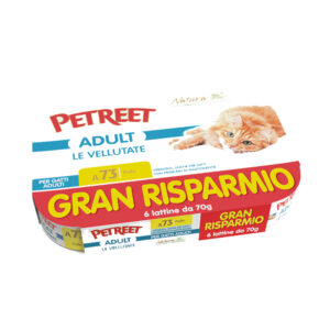 PETREET MULTIPACK LE VELLUTATE POLLO 6 X 70 GR