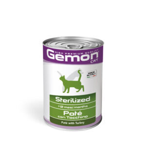 GEMON UMIDO GATTO ADULT STERILIZED PATE CON TACCHINO 400 GR