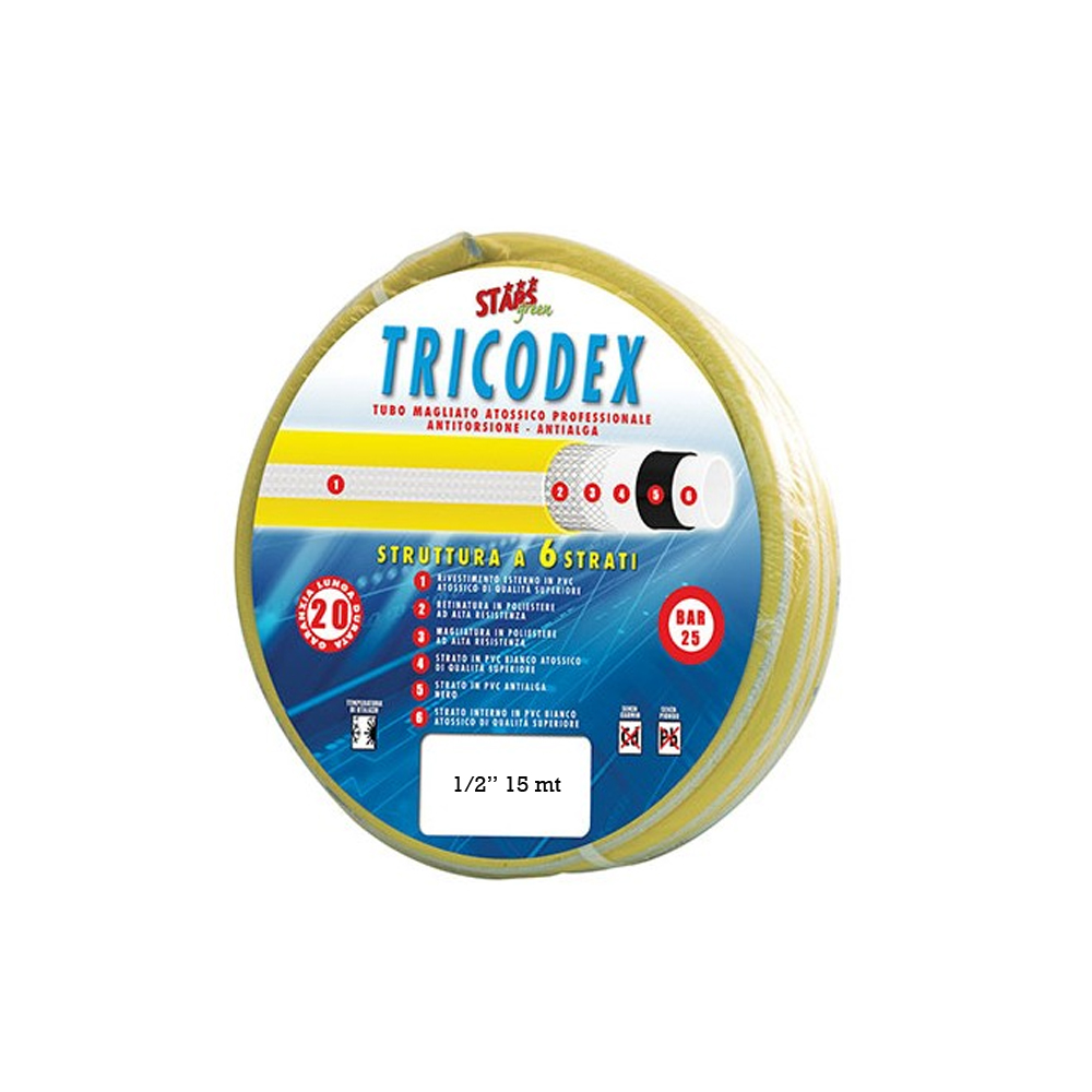 Tubo Magliato 1/2" 15 Mt 6 Strati