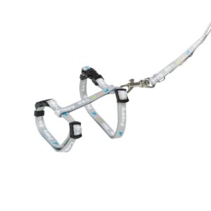 TRIXIE PETTORINA MORBIDA CON GUINZAGLIO GRIGIA