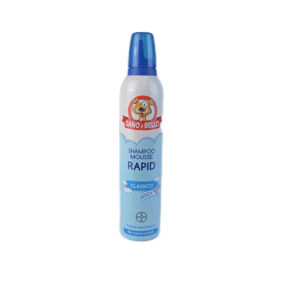 SANO E BELLO SHAMPOO SECCO MOUSSE CLASSICO 300 ML