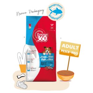 FORMA360 ADULT MEDIUM PESCE E RISO 3 KG
