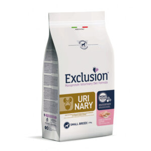 EXCLUSION DIET CANE URINARY MAIALE & SORGO E RISO ADULT SMALL BREED 2 KG