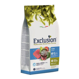 EXCLUSION MEDITERRANEO MONOPROTEICO CANE ADULT SMALL BREED TONNO 2 KG