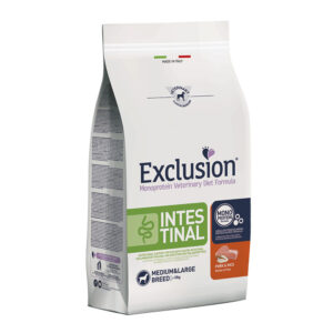 EXCLUSION DIET CANE INTESTINAL MAIALE E RISO ADULT MEDIUM & LARGE BREED 2 KG