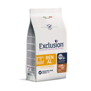 EXCLUSION DIET CANE RENAL MAIALE & SORGO E RISO ADULT MEDIUM & LARGE BREED 12 KG