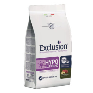 EXCLUSION DIET CANE HYPOALLERGENIC CAVALLO E PATATE ADULT SMALL BREED 2 KG