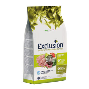 EXCLUSION MEDITERRANEO MONOPROTEICO CANE ADULT SMALL BREED POLLO 2 KG
