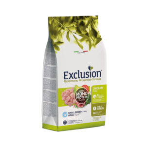 EXCLUSION MEDITERRANEO MONOPROTEICO CANE ADULT SMALL BREED POLLO 7 KG