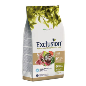 EXCLUSION MEDITERRANEO MONOPROTEICO CANE ADULT SMALL BREED AGNELLO 2 KG