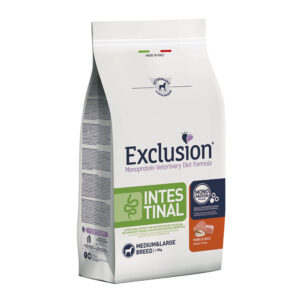 EXCLUSION DIET CANE INTESTINAL MAIALE E RISO ADULT MEDIUM & LARGE BREED 12 KG