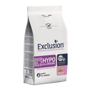 EXCLUSION DIET CANE HYPOALLERGENIC MAIALE E PISELLI PUPPY ALL BREEDS 12 KG