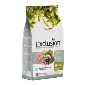 EXCLUSION MEDITERRANEO MONOPROTEICO CANE ADULT SMALL BREED MATURE POLLO 2 KG