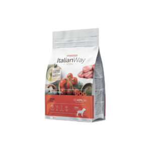 ITALIAN WAY MEDIUM/MAXI ADULT SENSITIVE INTESTINAL MAIALE E PISELLI INTEGRALI 12 KG