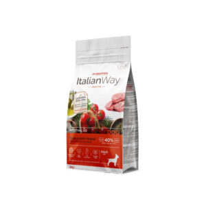 ITALIAN WAY MINI ADULT SENSITIVE INTESTINAL MAIALE E PISELLI INTEGRALI 8 KG