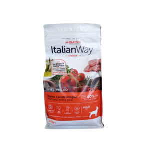 ITALIAN WAY MINI ADULT SENSITIVE INTESTINAL MAIALE E PISELLI INTEGRALI 1.5 KG