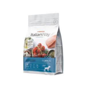 ITALIAN WAY MEDIUM/MAXI ADULT HYPOLLARGENIC SALMONE E ARINGHE 12 KG