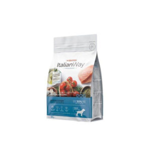ITALIAN WAY MEDIUM/MAXI ADULT HYPOALLERGENIC SALMONE E ARINGHE 3 KG