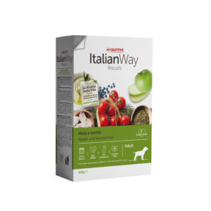 ITALIAN WAY BISCOTTI CANE ADULT MELA E MIRTILLI 400 GR