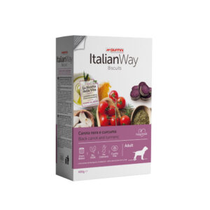 ITALIAN WAY BISCOTTI CANE ADULT CAROTA NERA E CURCUMA 400 GR