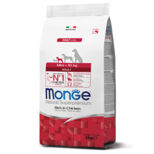 MONGE MINI ADULT RICCO DI POLLO 3 KG